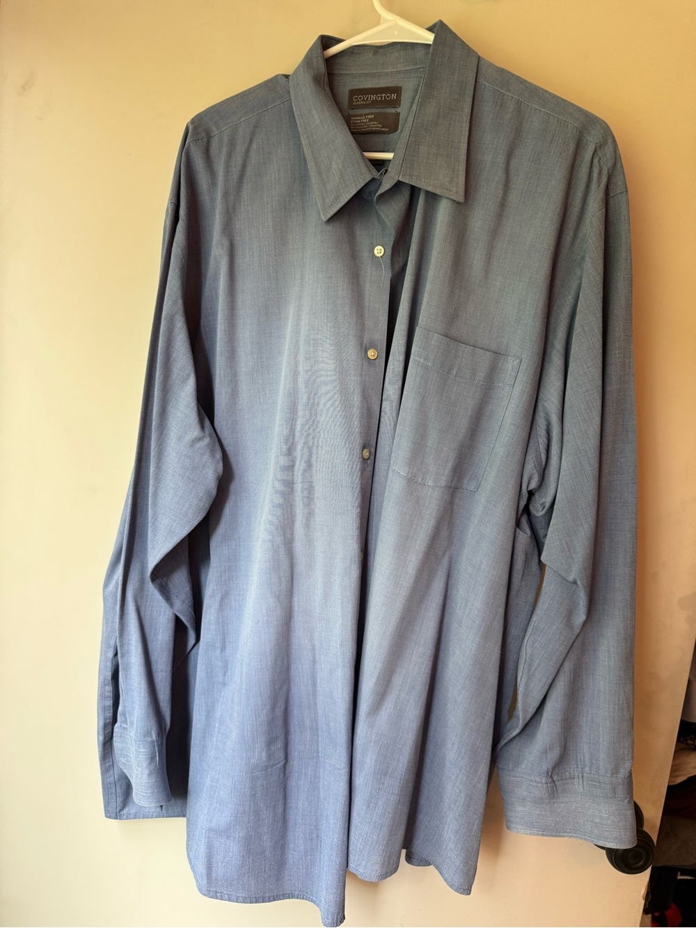 Covington Men's Dress Shirt in Dusty Blue